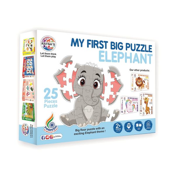 Ratna's My First Big Puzzle - Elephant - Image 2