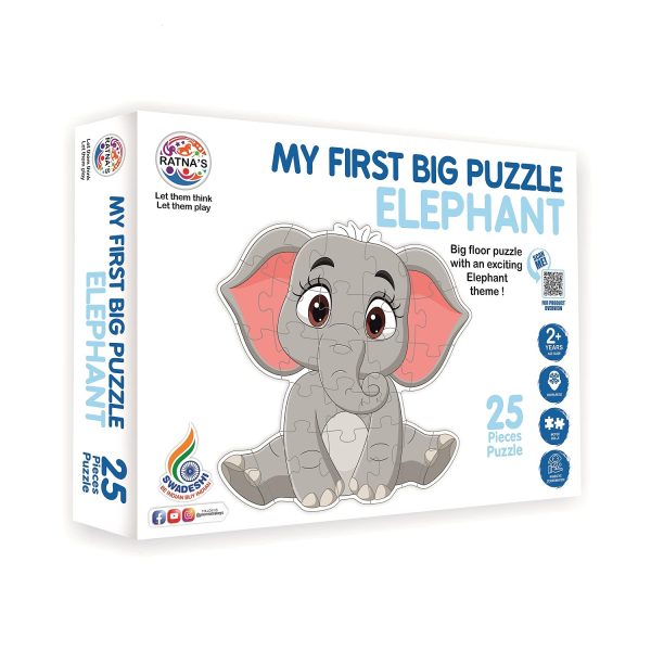 Ratna's My First Big Puzzle - Elephant