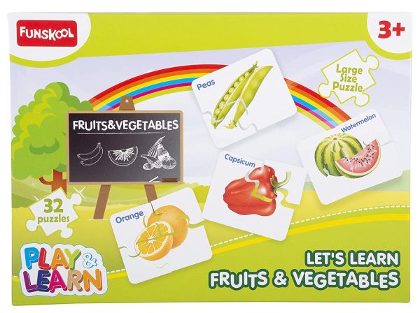 Funskool Let's Learn Fruits & Vegetables Puzzle