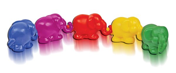 Giggles - Elephalinks , Multicolour Interlocking Educational Blocks, Develops Hand-Eye coordination, 6 months & above, Infant and Preschool Toys