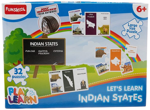 Funskool Let's Learn Indian States Puzzle