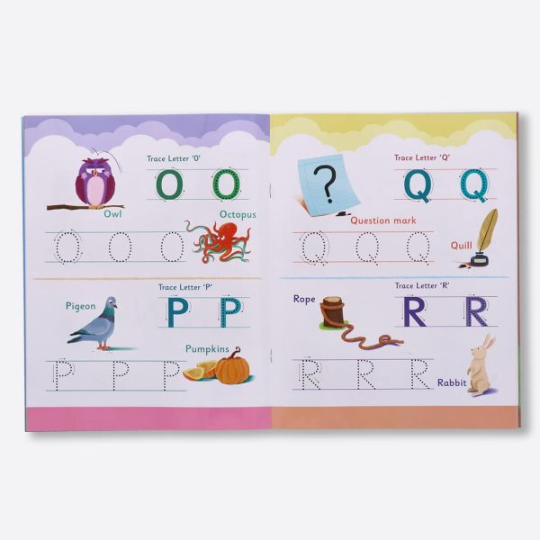 Navneet Wipe and Clean School readiness activity books - set of 4 - Alphabet A to Z, Numbers 1 to 10, First Words, Shapes & Patterns- Writing - Reusable Practice Books Level 1 - Image 6