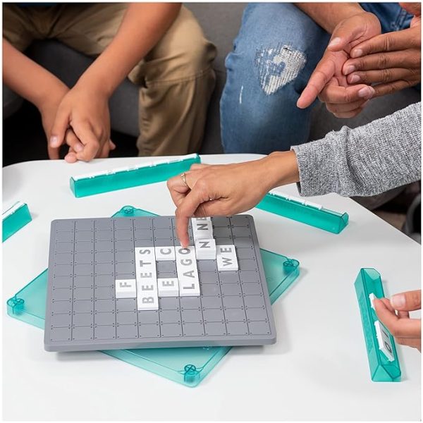 Funskool Upwords, Fun and Challenging Family Word Game with Stackable Letter Tiles, for Ages 8 and up - Image 5