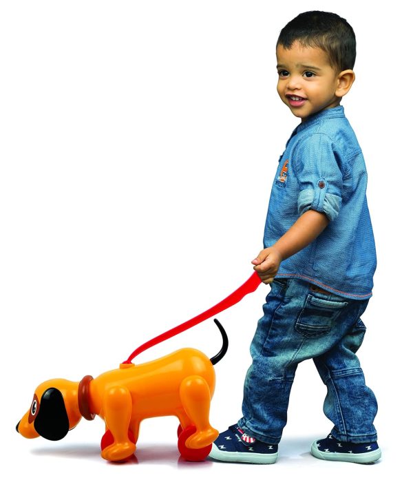 Funskool Giggles, Sniffy The Dog , Pull along toy , Head bobs,Tail wags,Encourages Walking , Infant and Preschool Toys, 12 months & above - Image 4