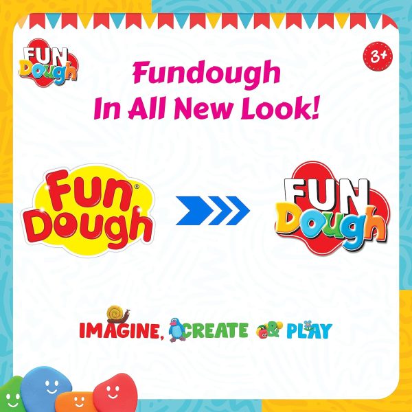 Fundough Children and Adults The Ultimate Dough Cutting, Shaping and Learning Tool Kit (Multicolour, 3years +) (0 Pieces) - Image 6