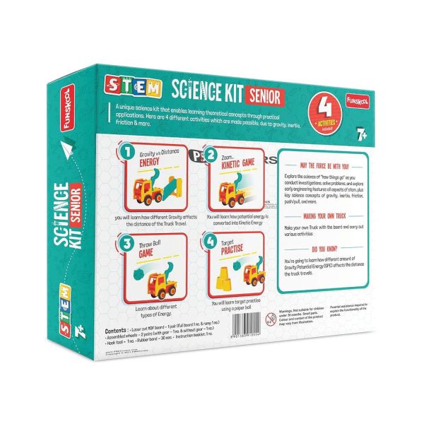 Funskool-Science Kit Senior, Force and Motion, Educational,DIY Activity,STEM,for 9 Year Old Kids and Above,Toy - Image 5